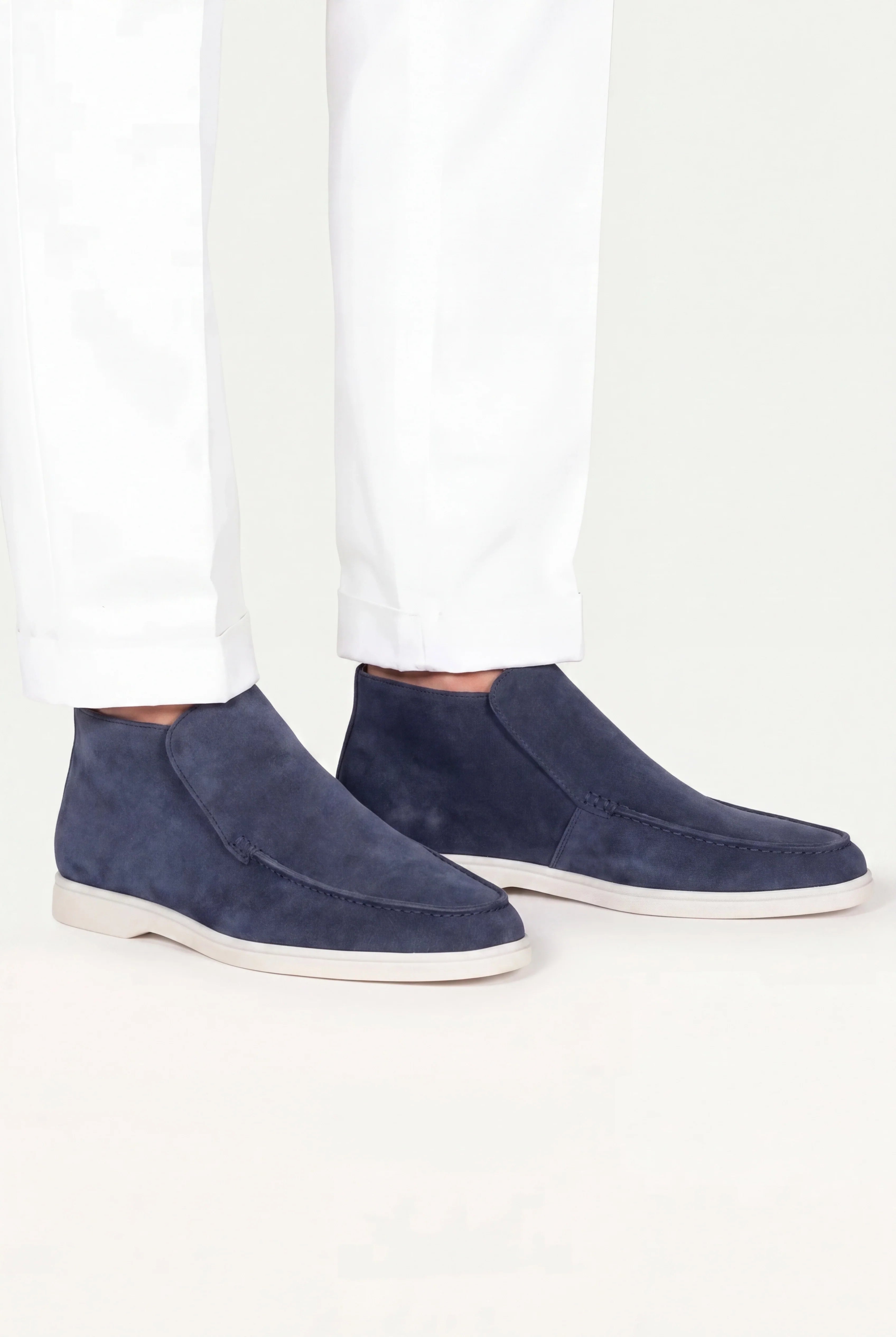 Navy City Loafers