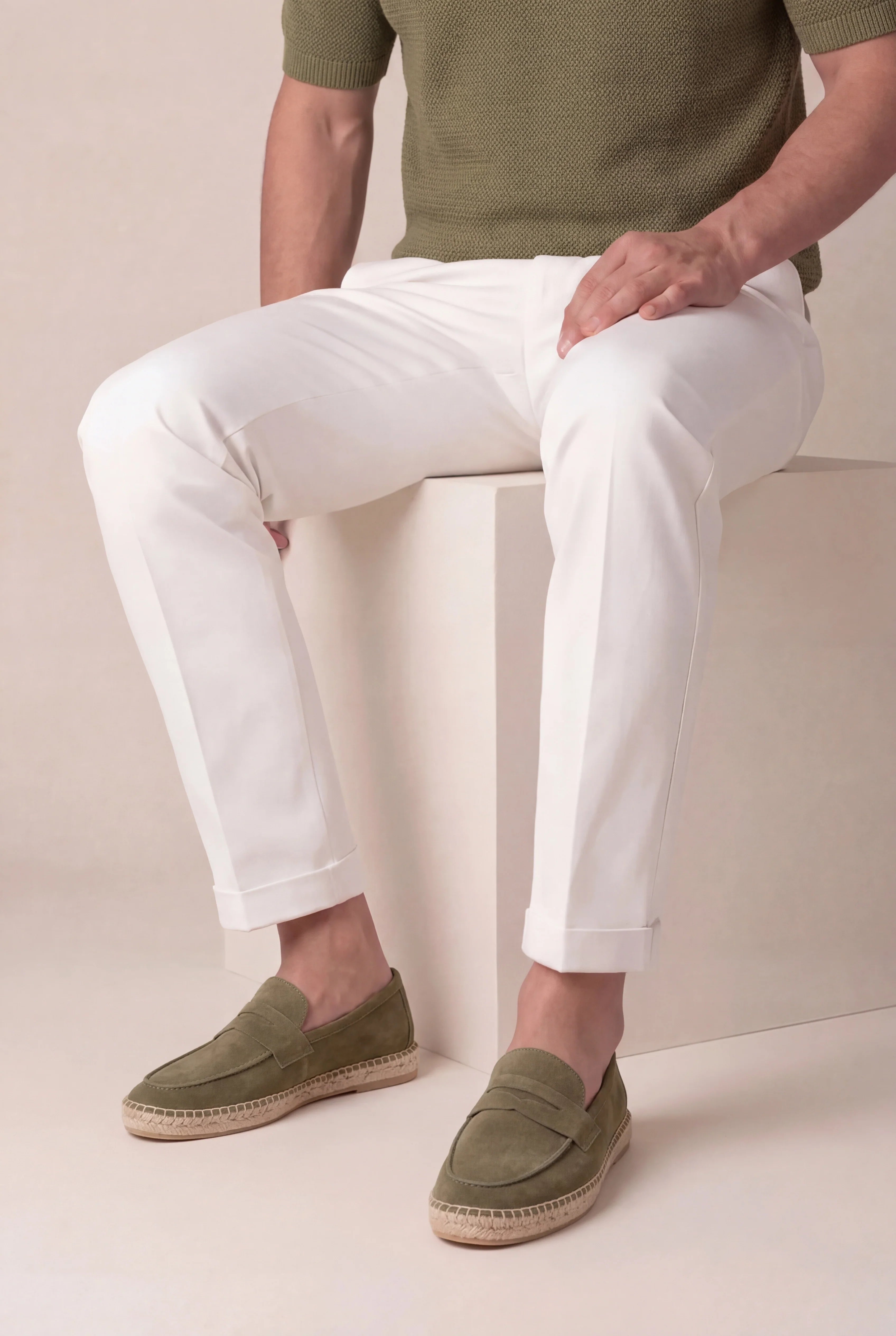 Suède Seaside Loafer Olive