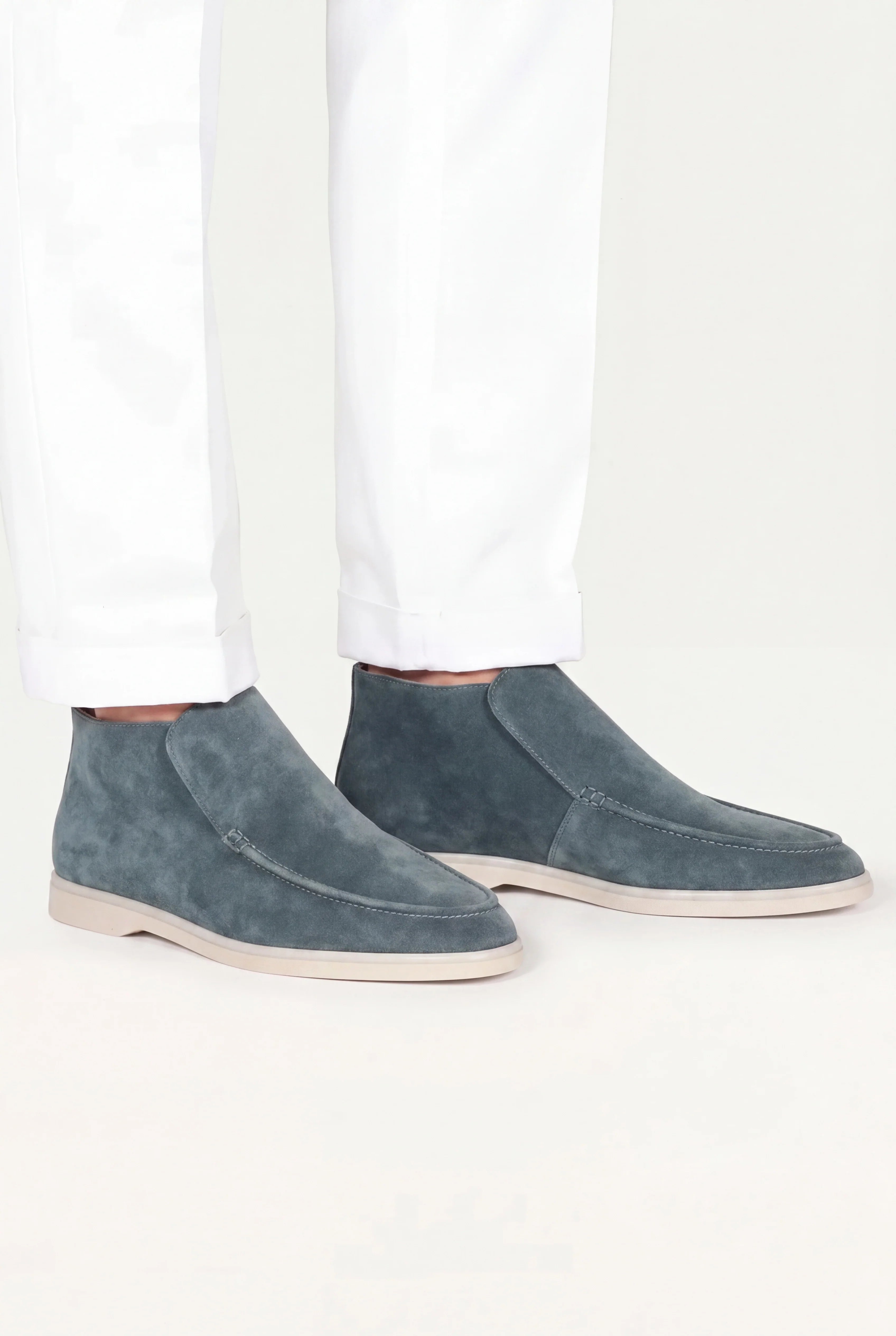 Mint Green City Loafers